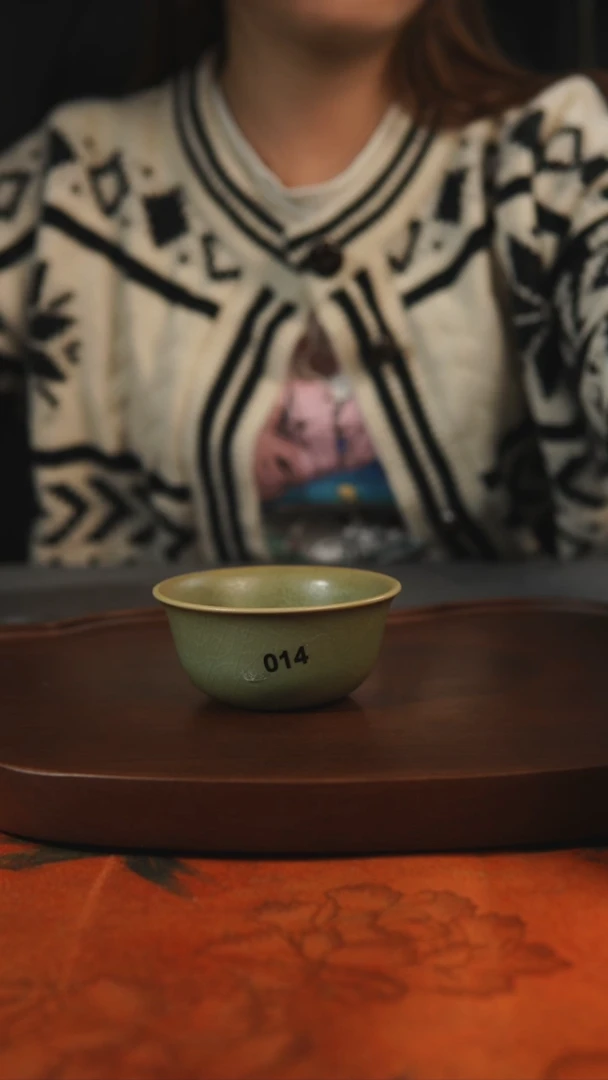 杯子014 鸡缸 柴烧 汝州原产地原矿仿古老釉