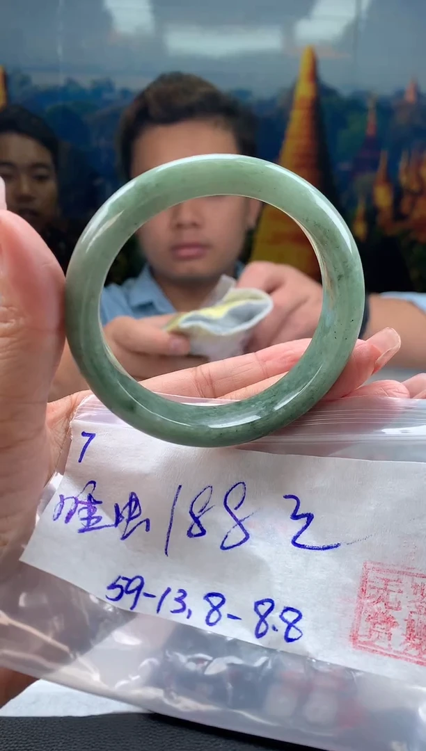 未镶嵌手镯翡翠睡*翡翠手镯 下单联系小耳机#7