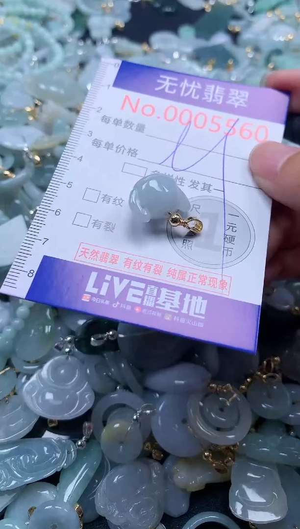 翡翠未镶嵌吊坠(不含链)5560