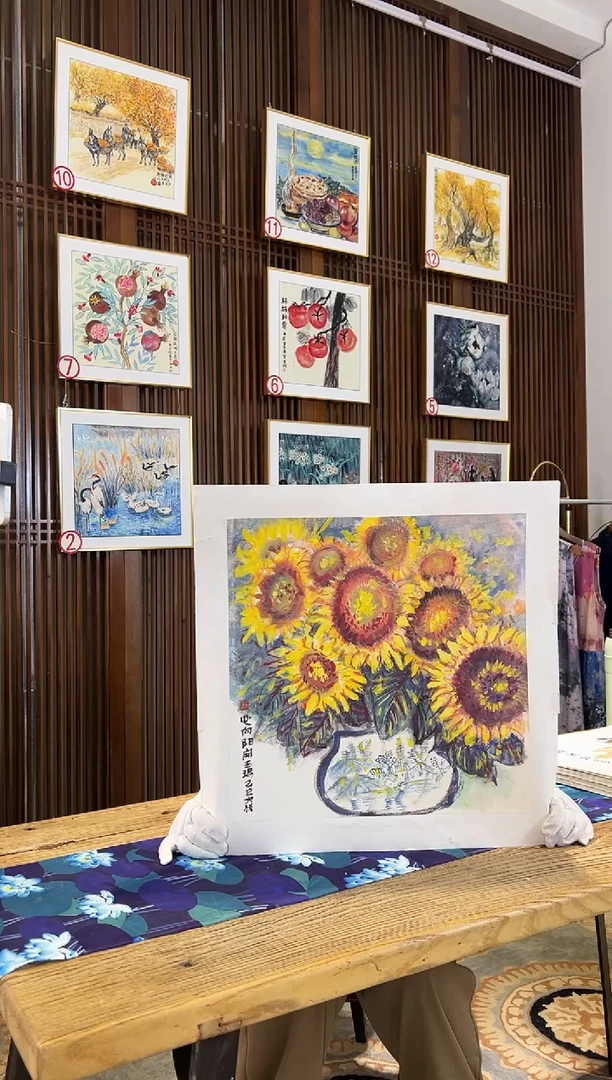 版画耿玉琨名章限量版画S