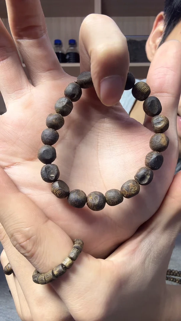 沉香手串08沉水咖啡豆单圈8克+ 多样性发其一