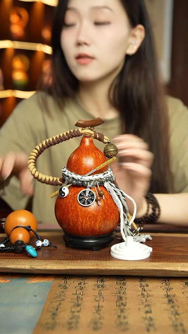 198号精品大漆酒葫芦防腐防渗装水茶酒