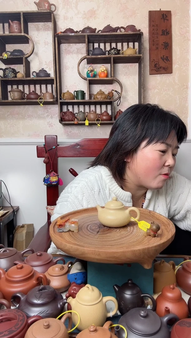 【闪购商品】紫砂茶壶本绿  容天 130CC