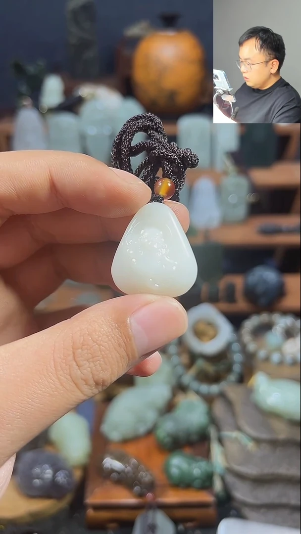 颈饰未镶嵌和田玉诗***华1