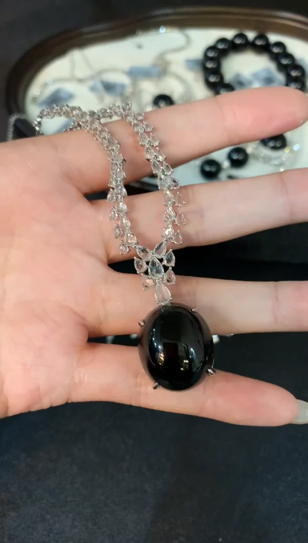 【闪购商品】翡翠项链18K金镶嵌120-套链