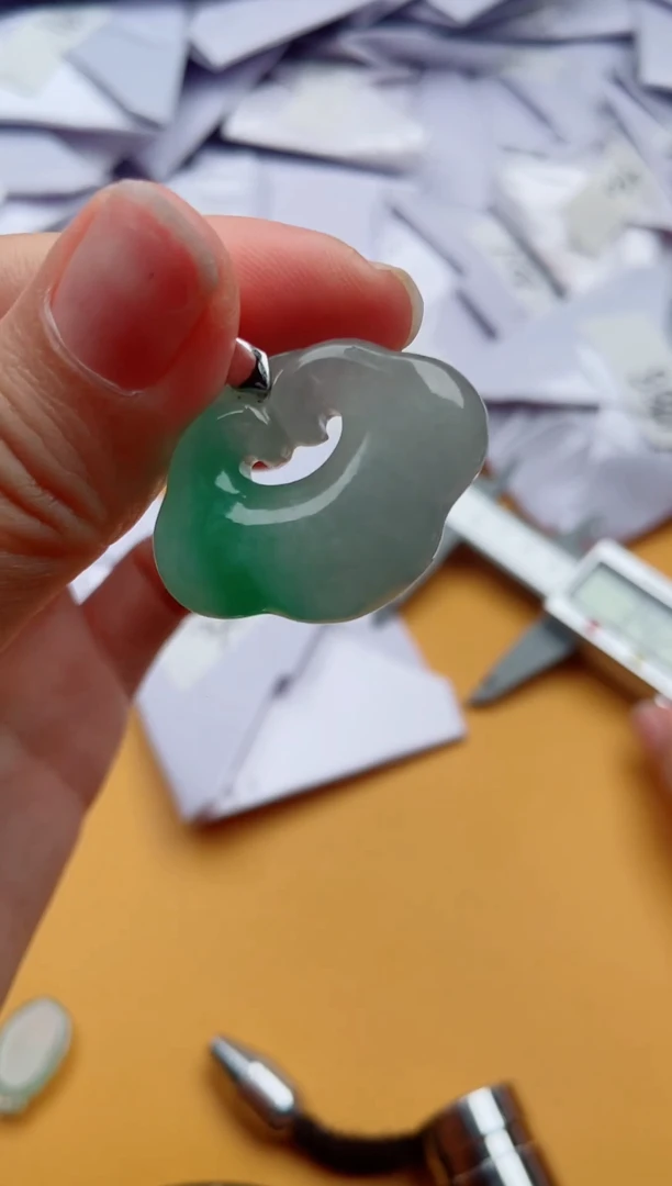 锦玺翡翠吊坠链接1000007