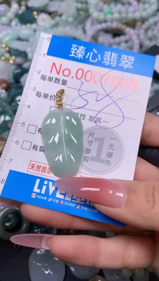 【闪购商品】翡翠颈饰未镶嵌含绳0007088