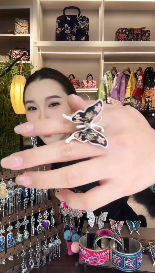 刺绣纯手工民族风戒指