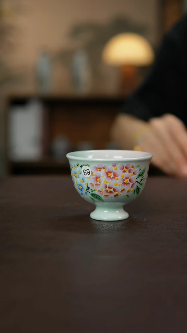 杯景德柴烧手作多人瑕疵