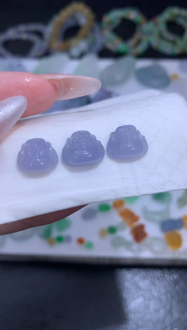 未镶嵌定制翡翠三个米爷