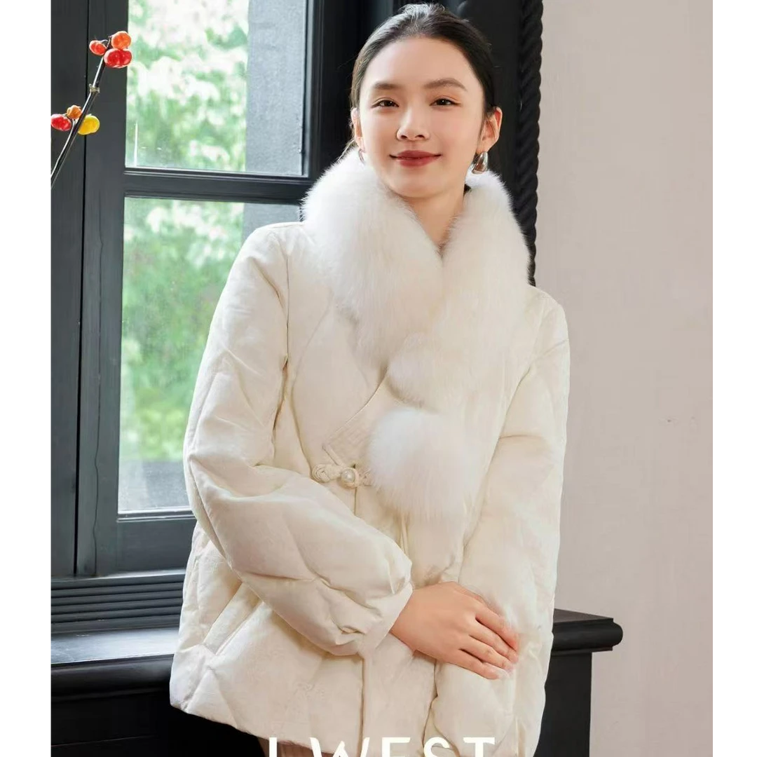 朗文品牌国风短款冬装28120