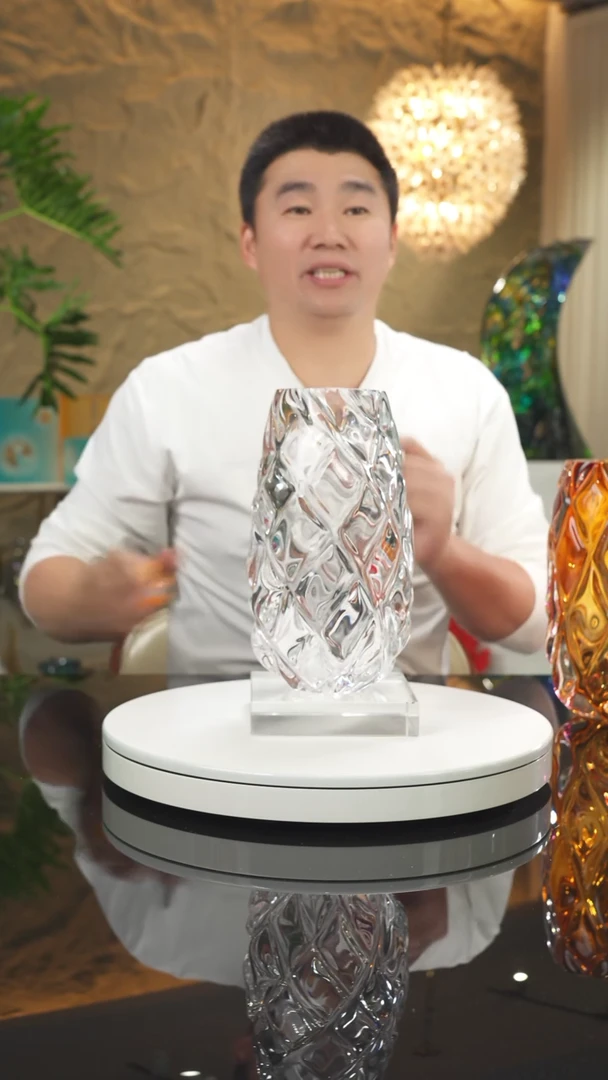 【闪购商品】摆件设计款水晶花瓶