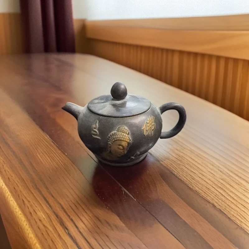 振中珍藏暗刻铜壶摆件