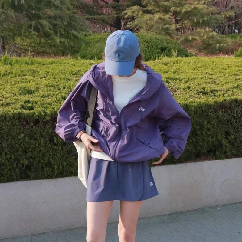 原野防晒衣空间轻薄透气外套女爬山露营运动防紫外线冲锋衣防晒服