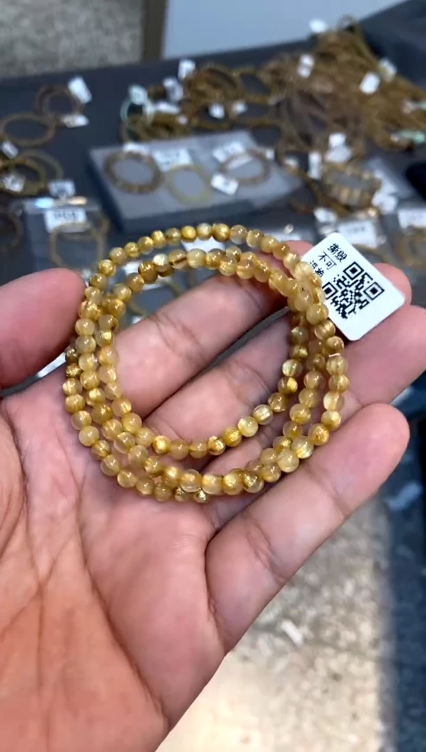 【闪购商品】水晶374-未镶嵌钛金三圈4mm+