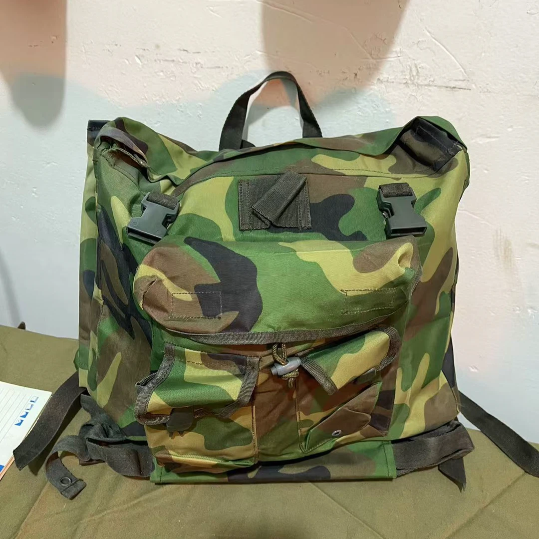 老货库存1990年代多功能双肩背包户外百搭