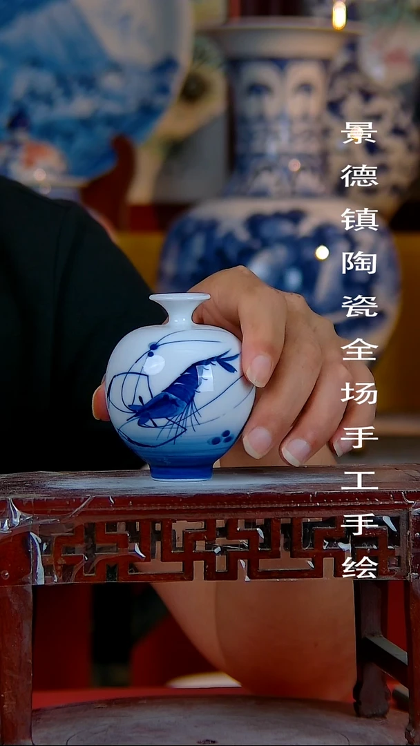 摆件景德镇陶瓷 全场手工手绘