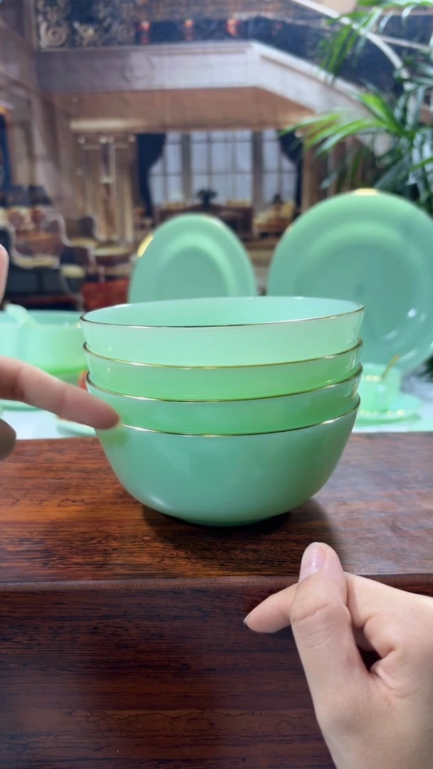 【闪购商品】...5.5英寸玉瓷碗4个口径13.8厘米