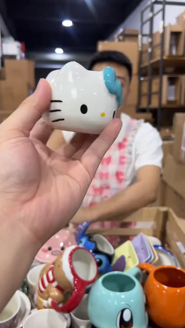 瓷片蓝色kt猫香薰