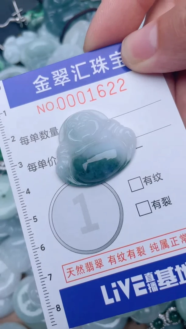 翡翠未镶嵌颈饰1622