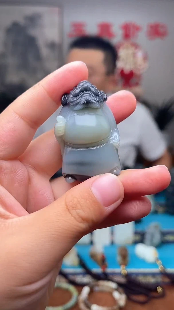 和田玉未镶嵌挂件1