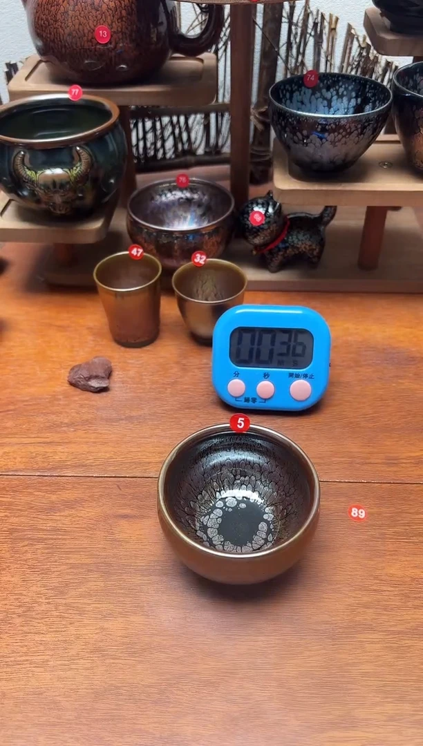 茶盏亼****95号建盏工匠茶器