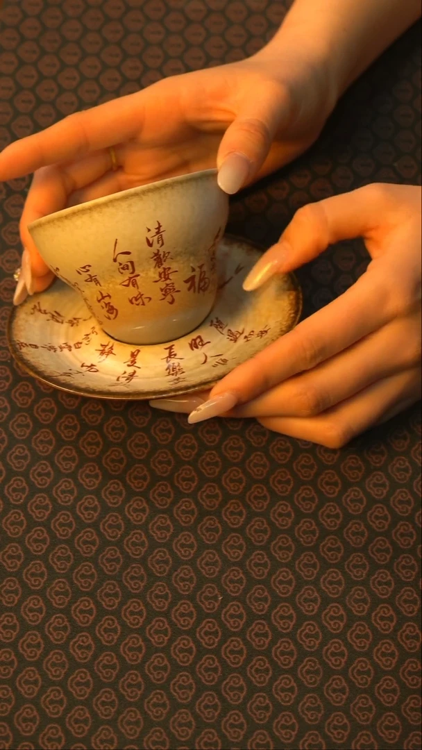 【闪购商品】【侠客杯】手工手绘茶壶茶具