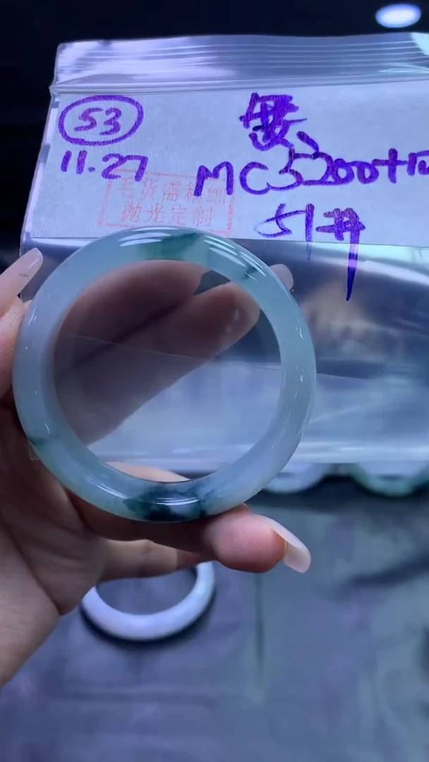 未镶嵌定制翡翠燕*珮53手镯51+5200元+拍一发一