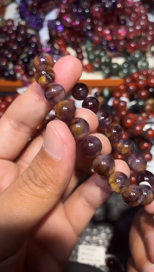 未镶嵌手链水晶紫钛单圈A10（多样性发其一）