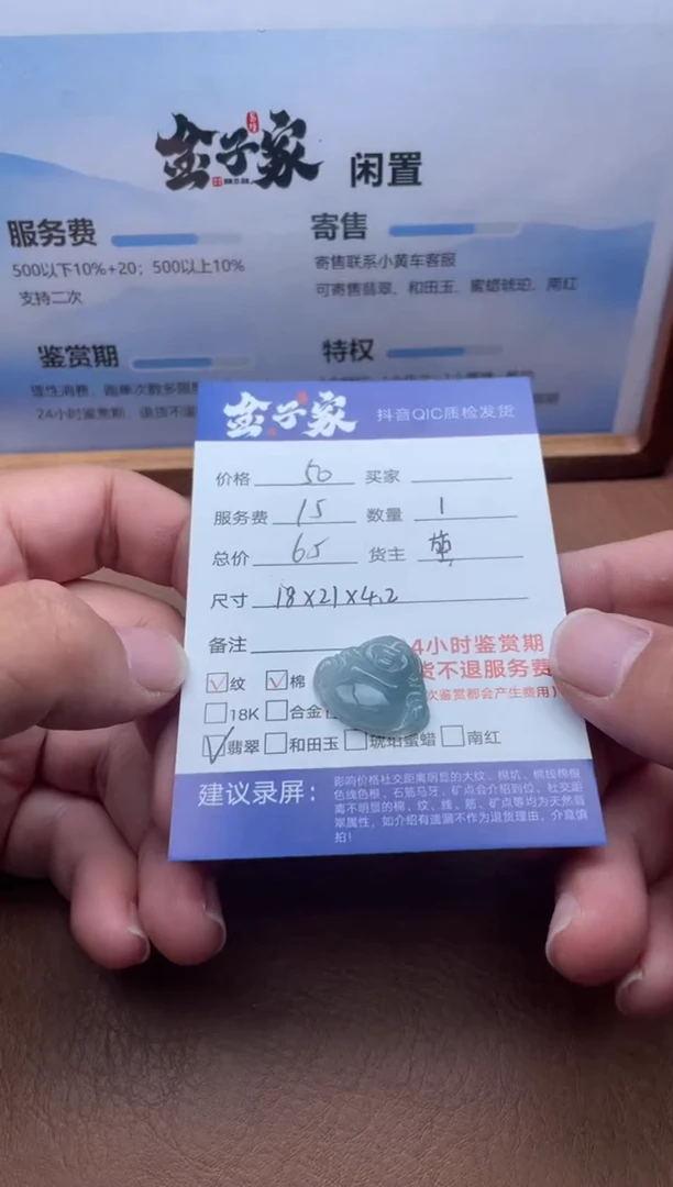 翡翠未镶嵌颈饰549473109