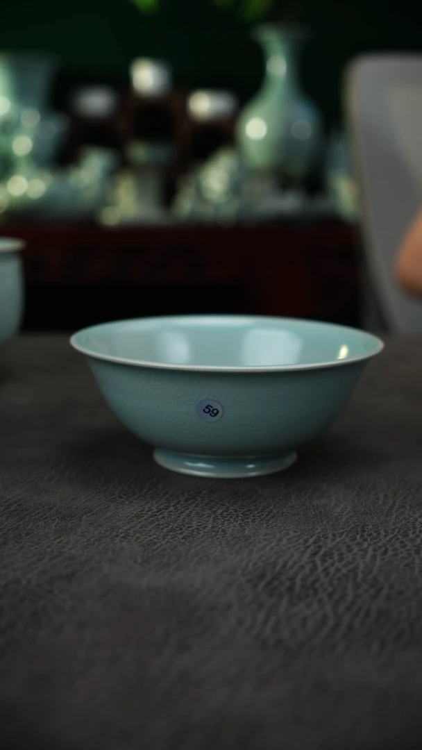 瓷片仿古釉59号小宫碗微微暇简包-二