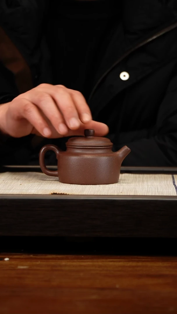 茶壶紫砂手磨料德中