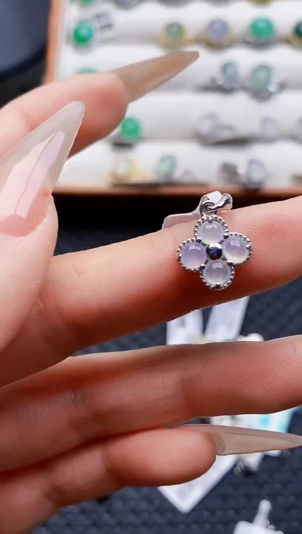 银S925镶嵌戒指翡翠4159