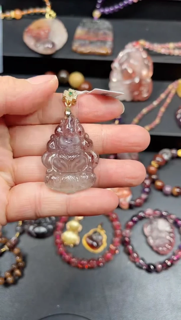 未镶嵌颈饰水晶【百晶灵儿】定制款