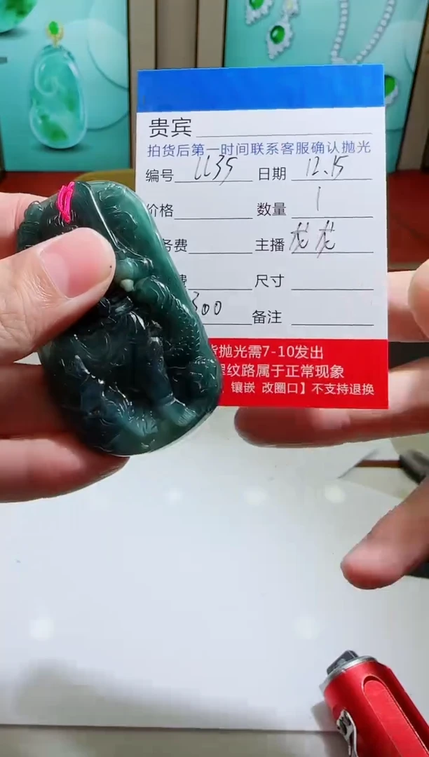 未镶嵌定制翡翠LL35翡翠吊坠-多样性发其一