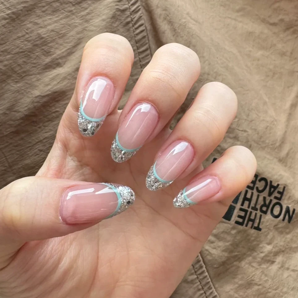 【Q103】免烤灯全固化凝胶美甲贴纸网红同款5d浮雕指甲贴纸女孩ins