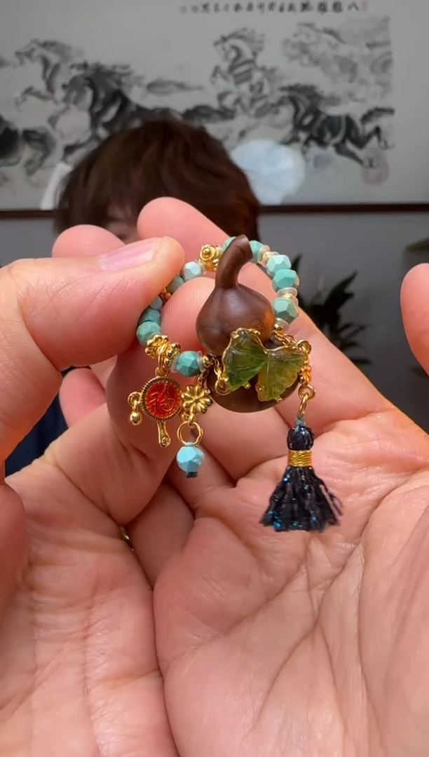 【闪购商品】绿松石戒指银S925镶嵌时尚百搭A1696