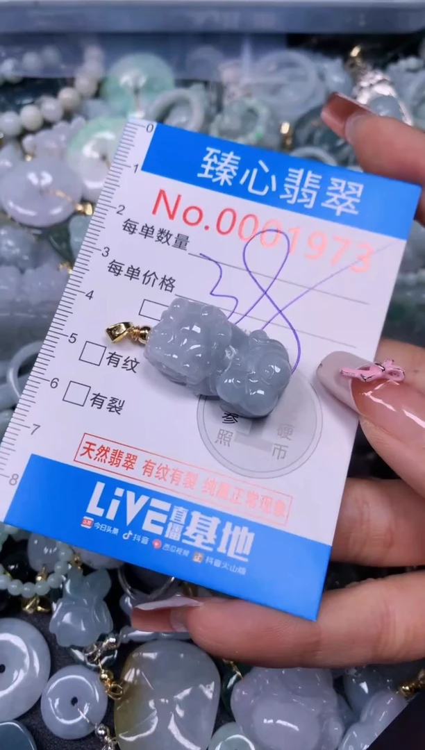 【闪购商品】翡翠颈饰未镶嵌含绳00019373