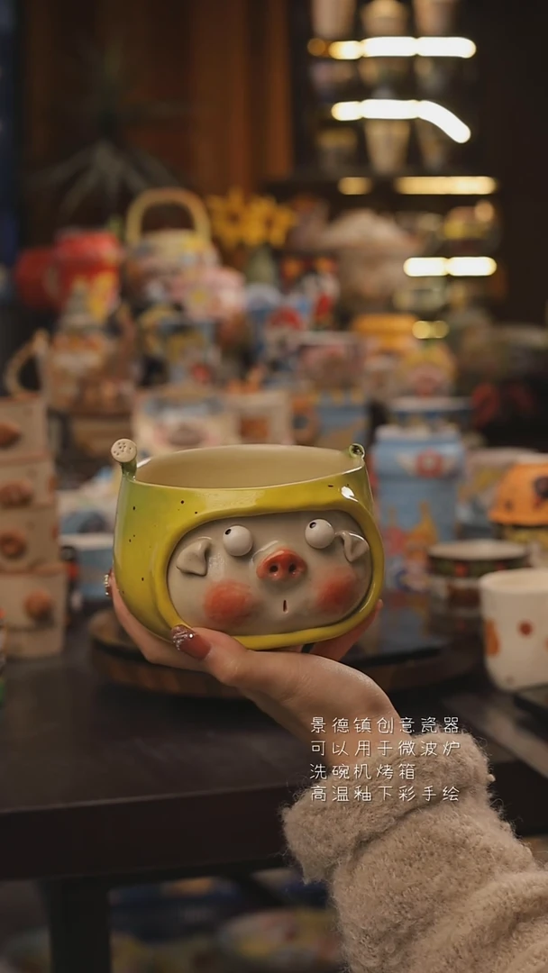 景德镇釉下彩绘设计师款式陶瓷