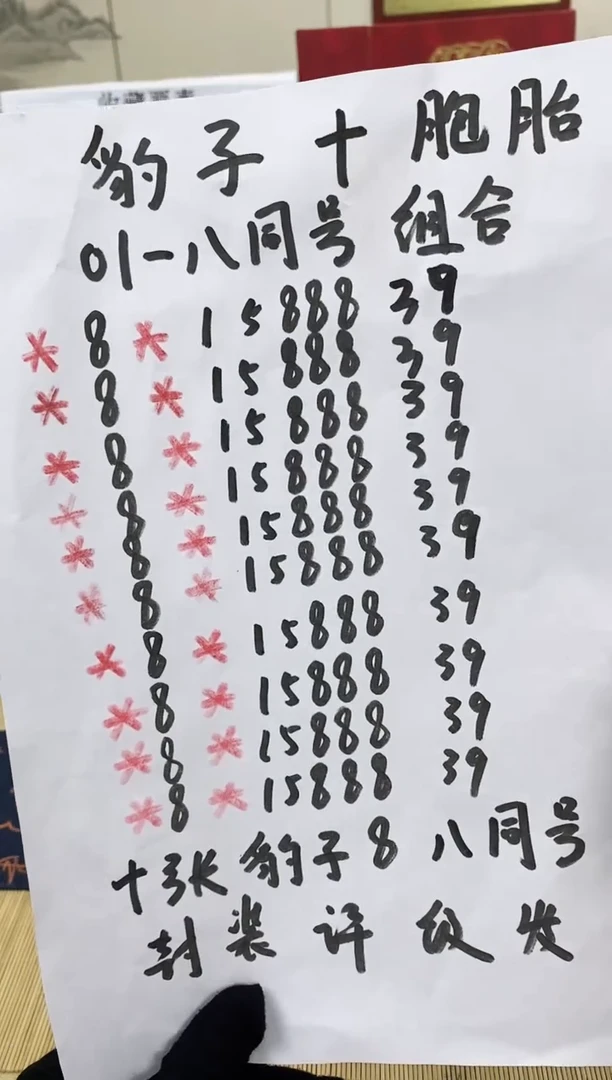 【发发十胞胎】01全部豹子888十胞胎！