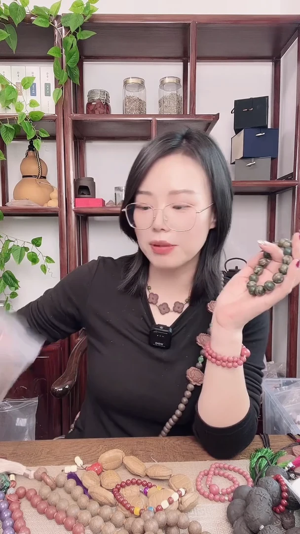 泥塑秋露凝香的手串