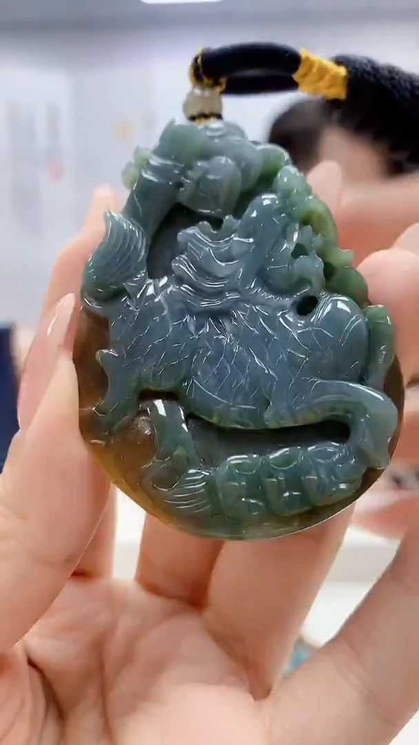 未镶嵌定制翡翠5060ty-毛货挂件29