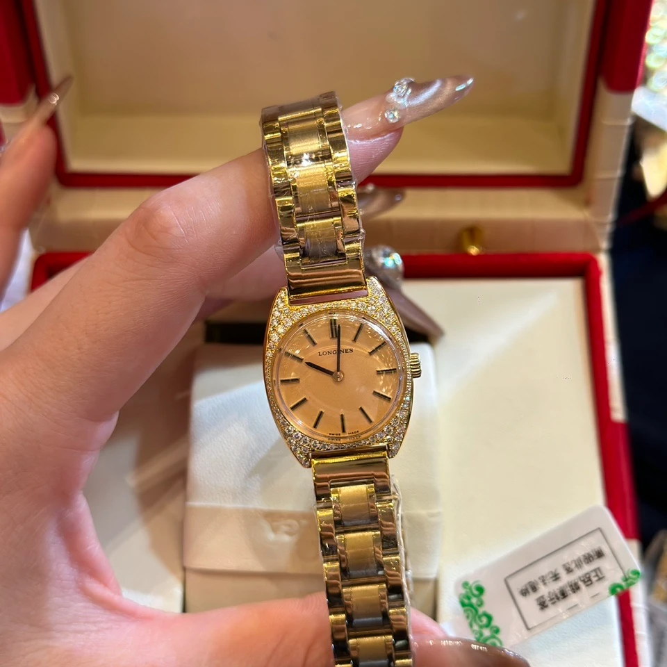 95新 Longines/浪琴 手动机械后钻22.5mm/公价32999/wh9498