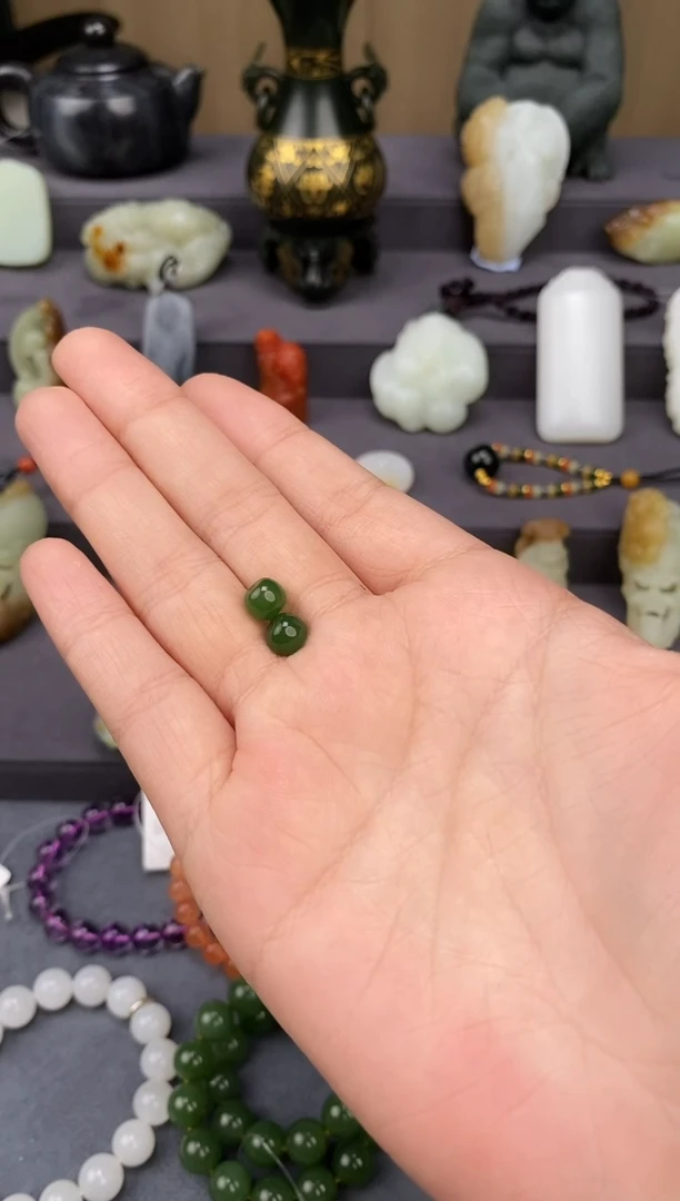 【闪购商品】和田玉未镶嵌-单珠