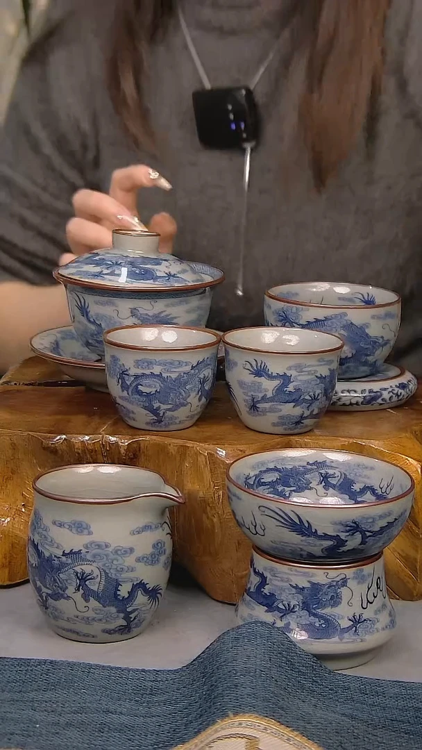 【闪购商品】简装家用款7件套 陶瓷家用茶具系列