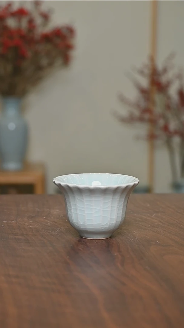 【闪购商品】其他青隽杯 微瑕粉青釉 朱家款