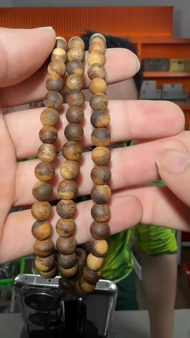 沉香手串144号长串越南多样性发一