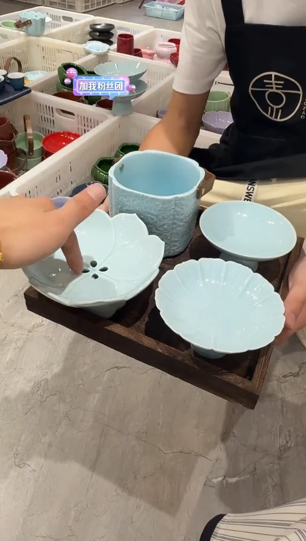 瓷片微瑕商品，介意勿拍②-盘