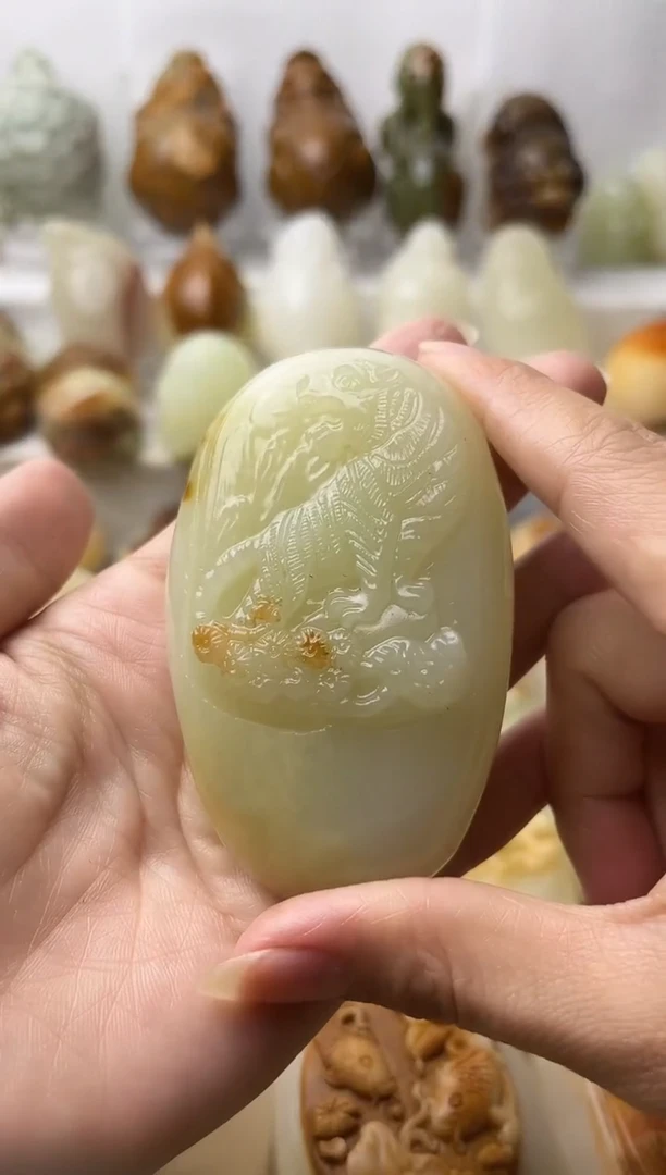 石材方解石棉纹正常不退换上山虎
