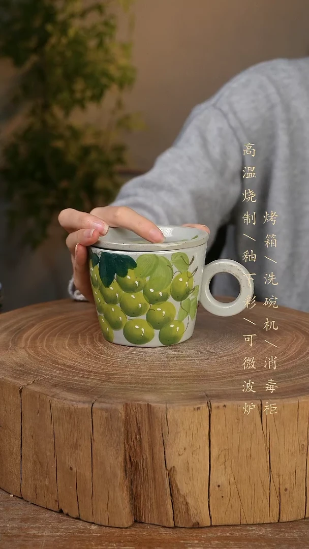 碗瓷景德镇手工手绘高温瓷釉下彩